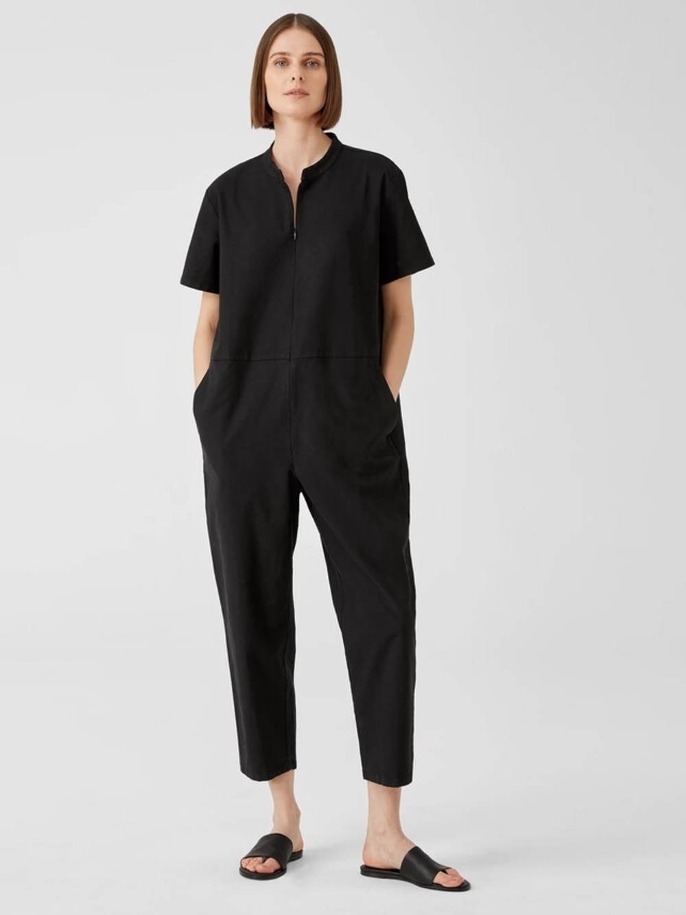 Organic Cotton Hemp Jumpsuit
Boxy Fit, Ankle Length